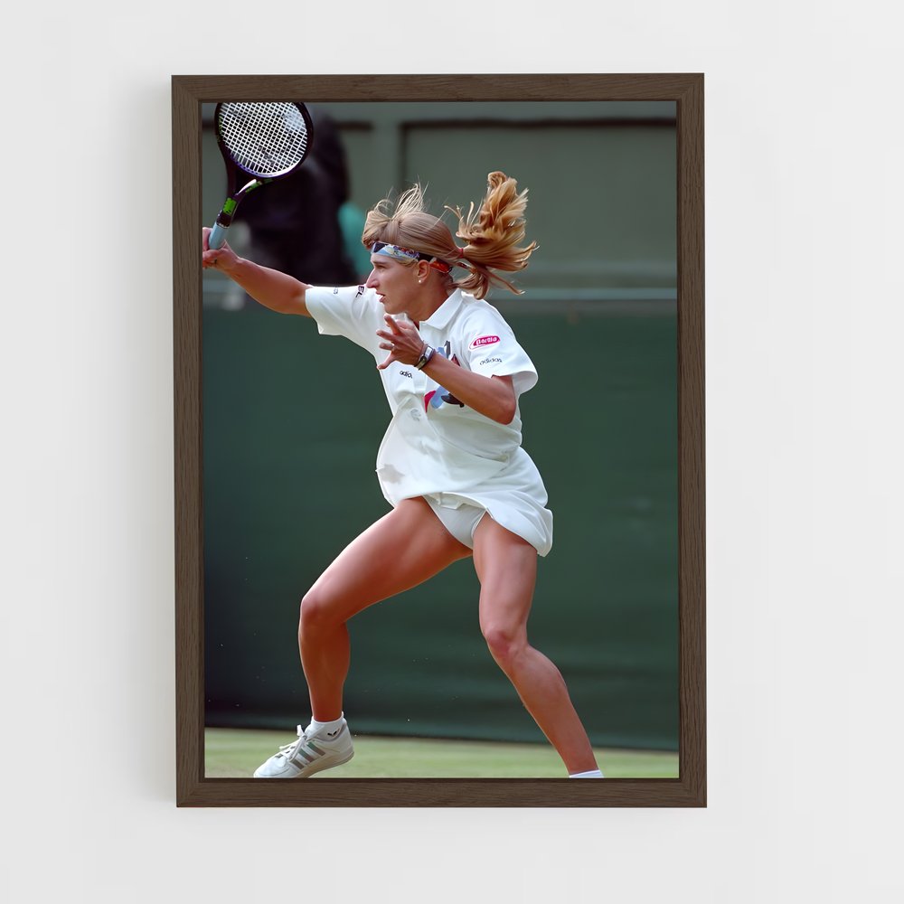 Poster Steffi graf gazon – affiche Tennis (vue 5)